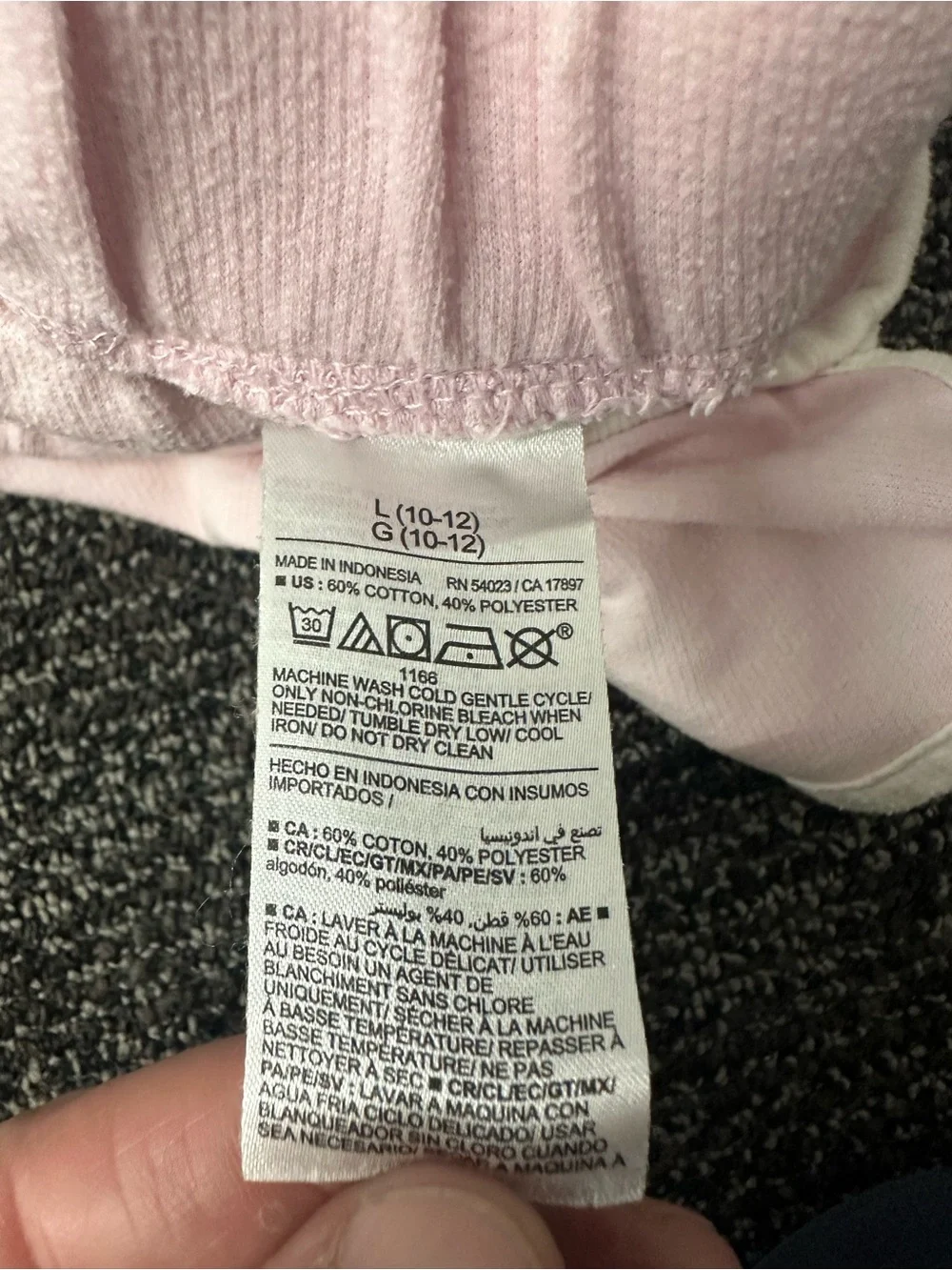old navy girls size L (10/12) pink shorts
